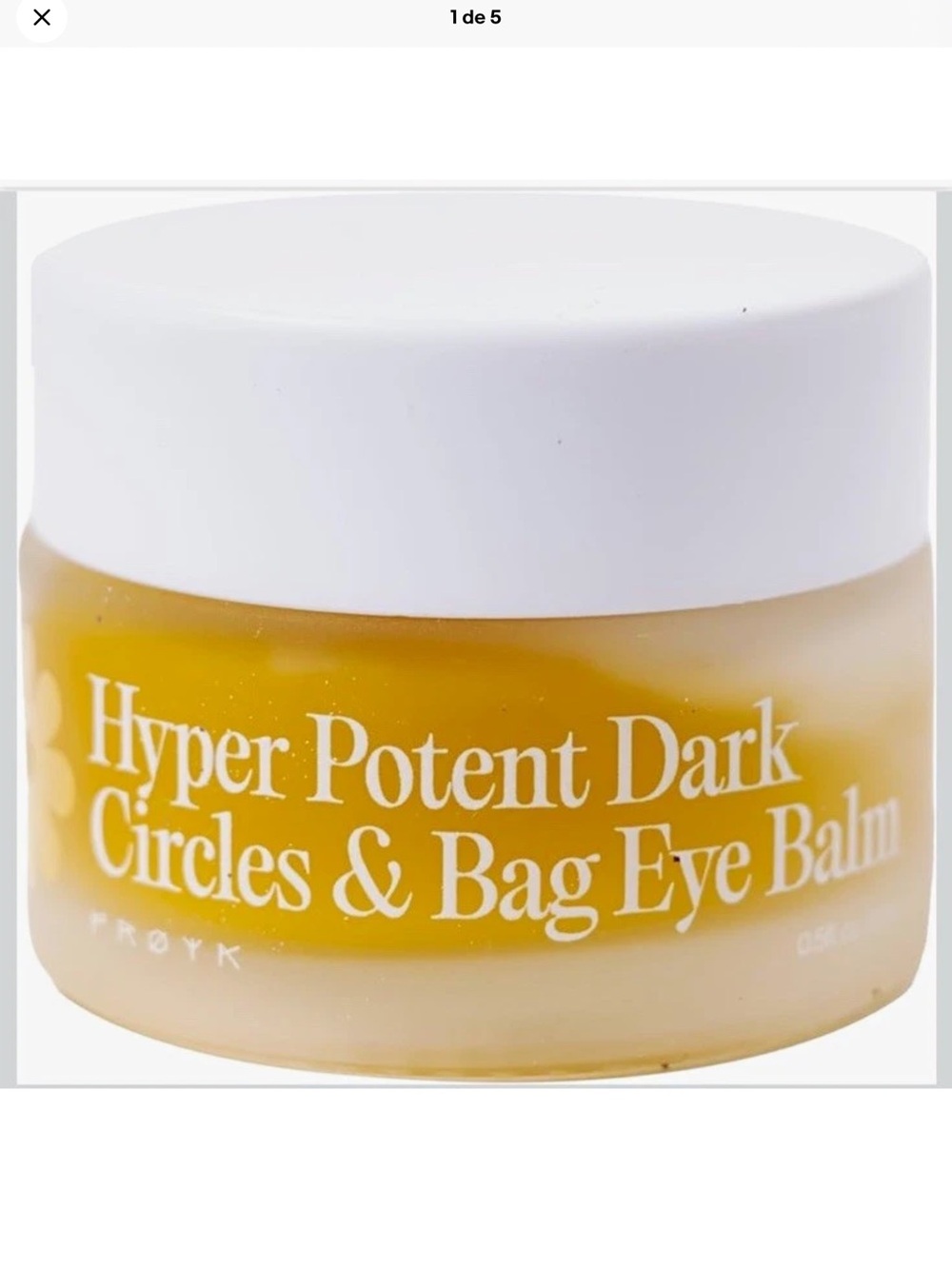 Froya Hyper Potent Dark Circles & Bag Eye Balm - White/Yellow